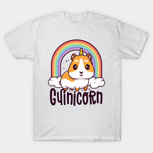 Guinicorn Funny Guinea Pig Shirts For Kids Boy Girl Unicorn T-Shirt by 14thFloorApparel